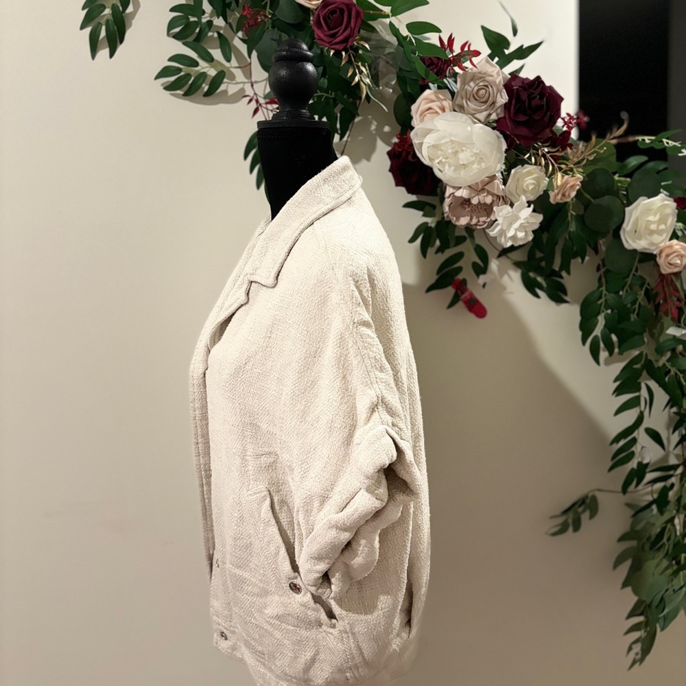 IRO Cream Textured Jacket - Picture 4 of 6